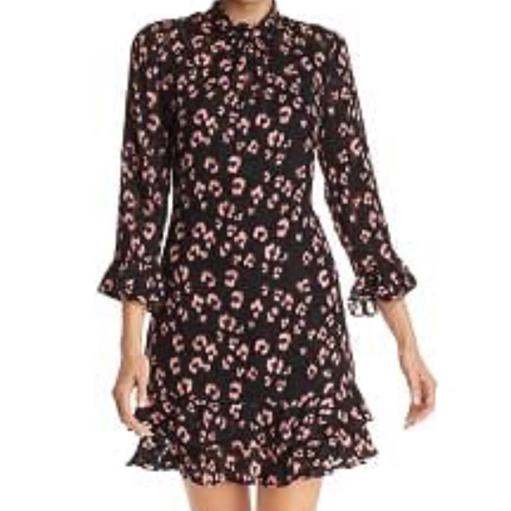 Rebecca Taylor Women's Long Sleeve Print Dress - Picture 1 of 2